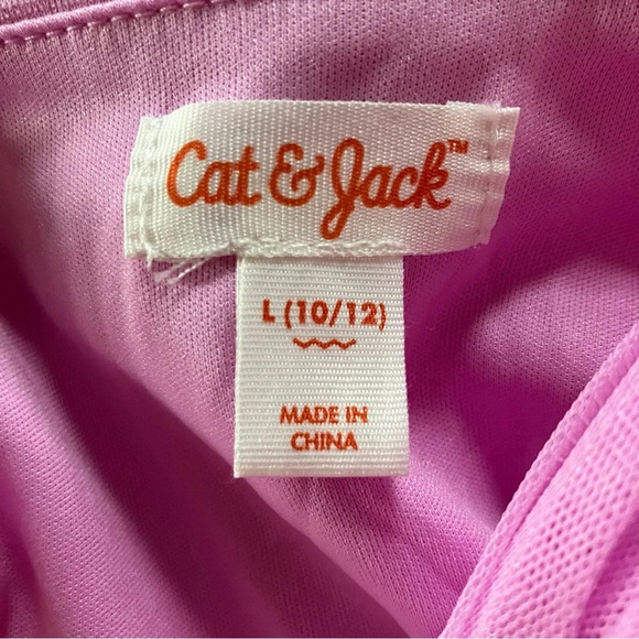 NWT Cat & Jack Girls' Sleeveless Ombre Sequin Tiered Tull Dress - Large (10/12) - Picture 6 of 6